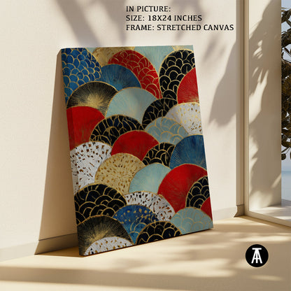 Artwork in Natural Wood Frame