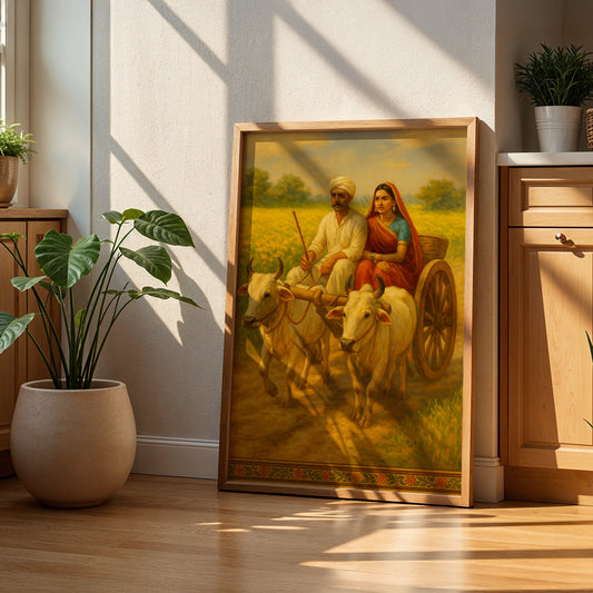 Heritage Indian Painting in a Lifestyle Setting