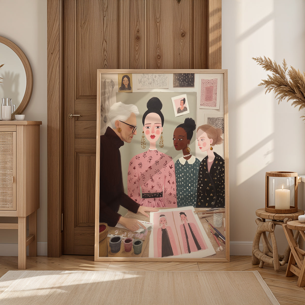 Painting in a Lifestyle Setting