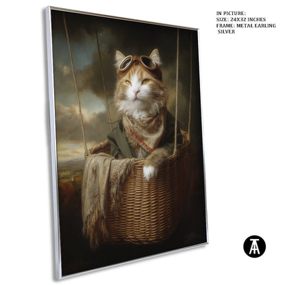 Artwork in Metal Earling Silver Frame