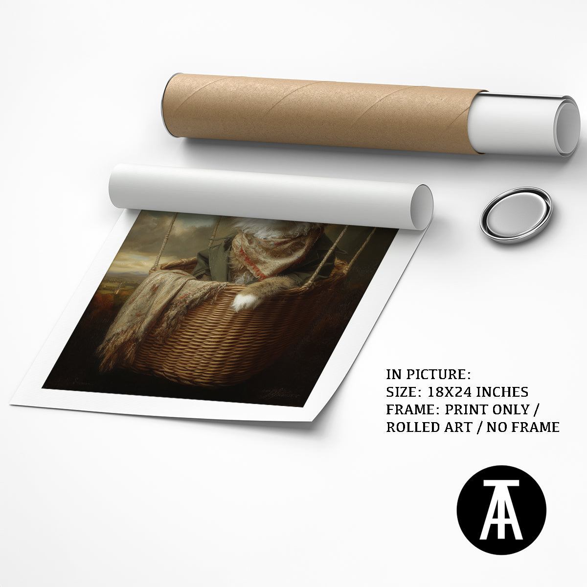 Artwork as Print Only or Rolled Art