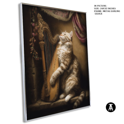 Artwork in Metal Earling Silver Frame