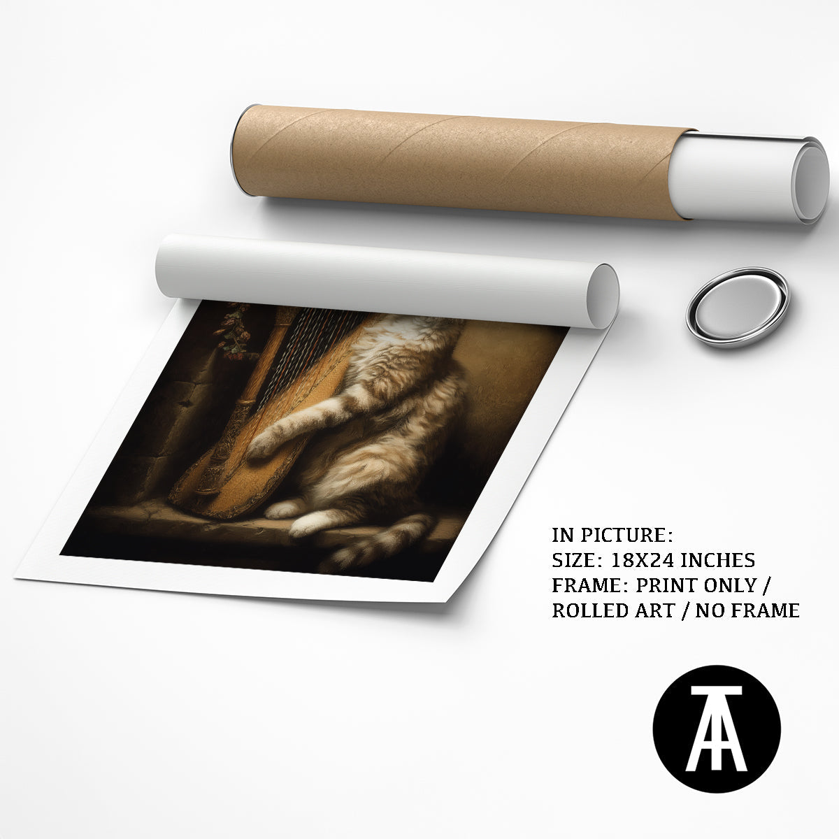 Artwork as Print Only or Rolled Art