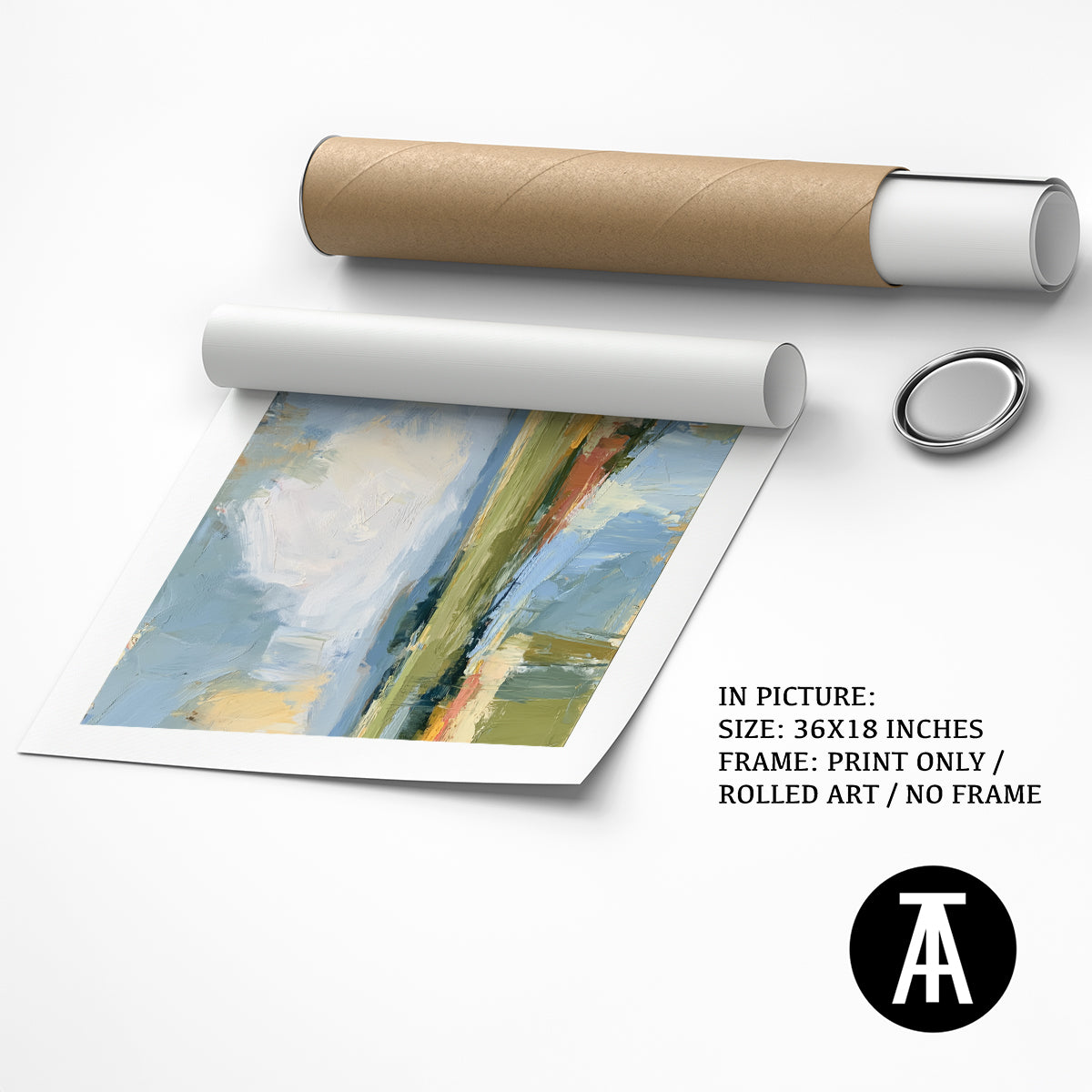 Artwork as Print Only / Rolled Art