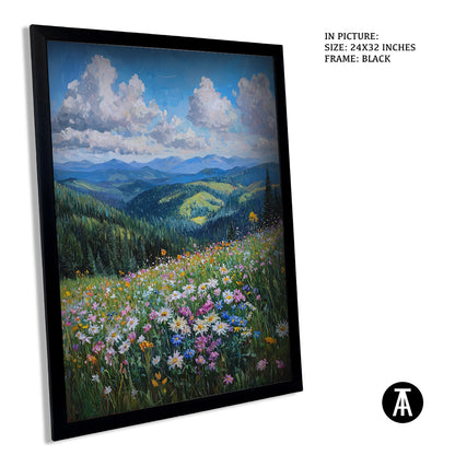Sample Artwork in Black Frame
