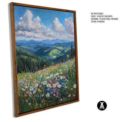 Sample Artwork in Floating Frame