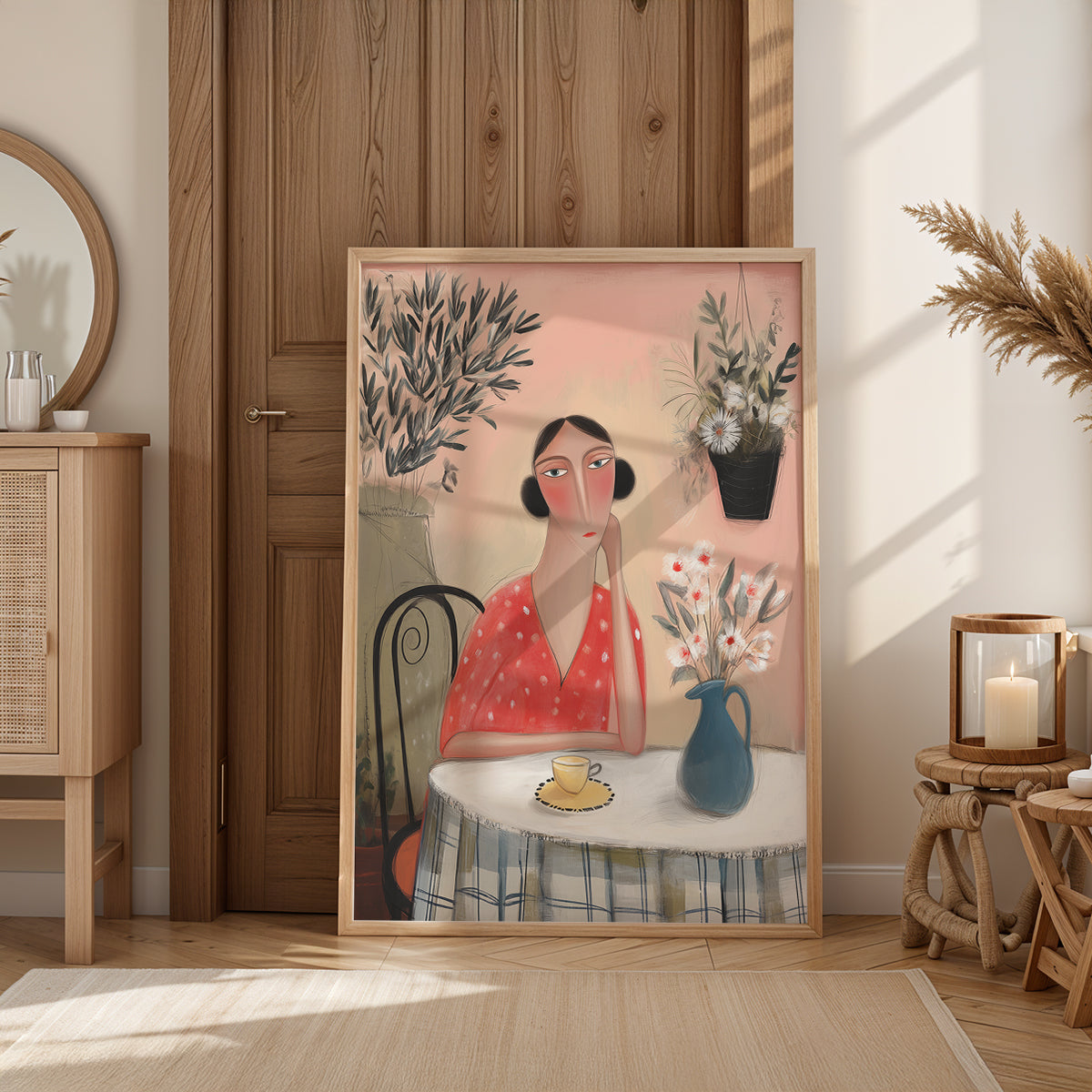 Painting in a Lifestyle Setting