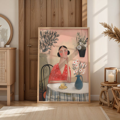 Painting in a Lifestyle Setting