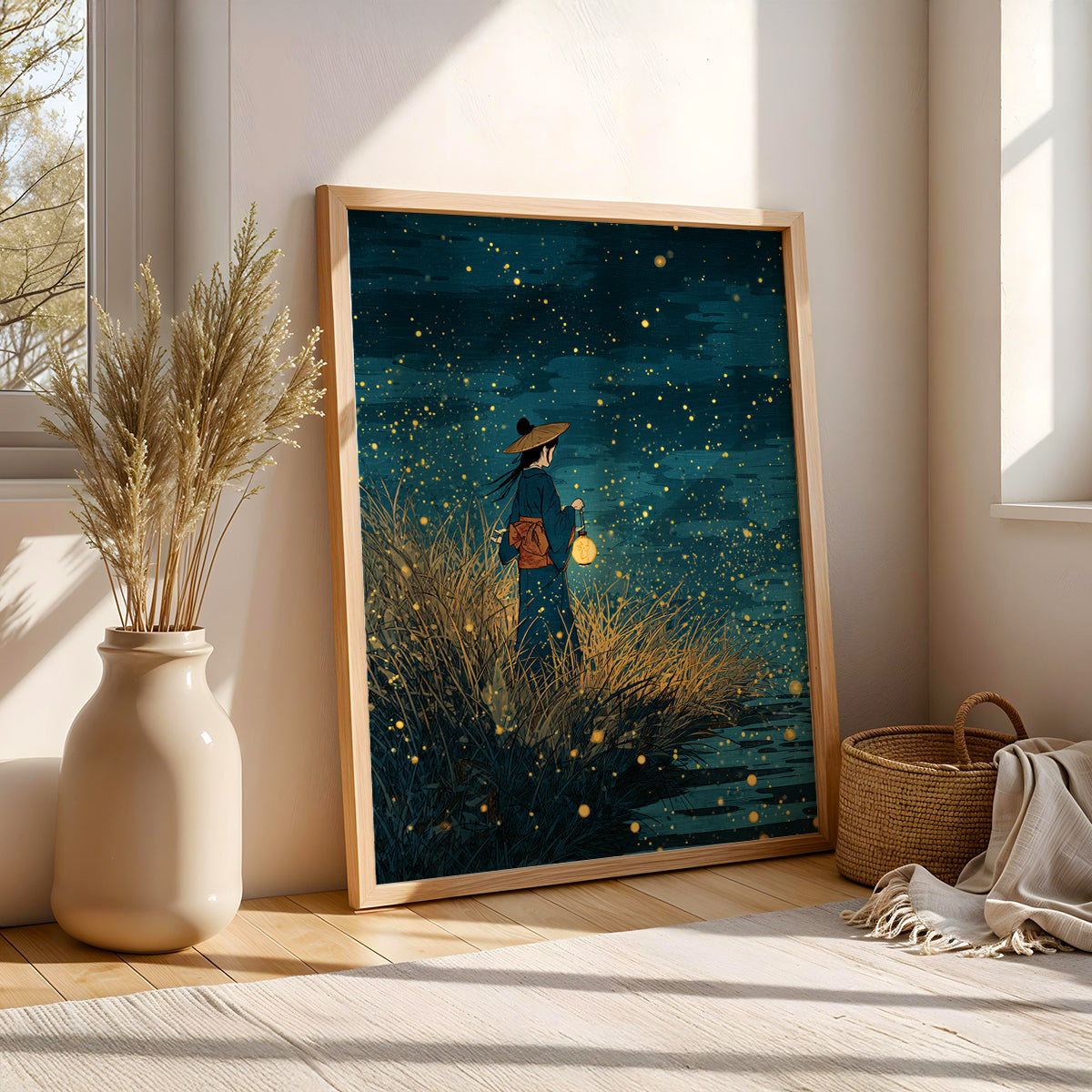 Japanese Painting in a Lifestyle Setting