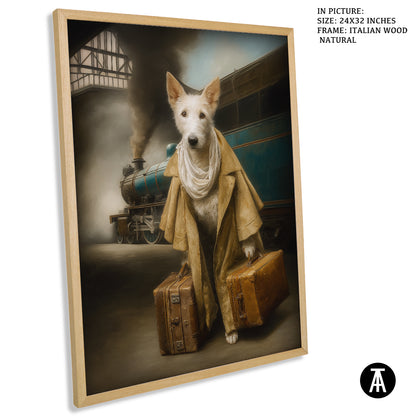 Sample Artwork in Italian Wood Framing Natural
