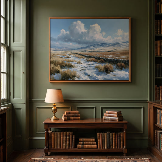 Painting in a Lifestyle Setting