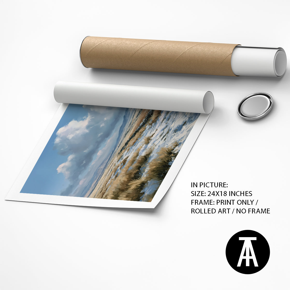 Artwork as Print Only or Rolled Art