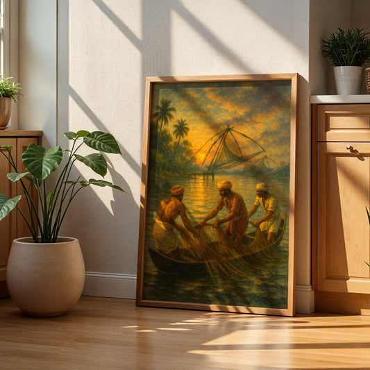 Heritage Indian Painting in a Lifestyle Setting