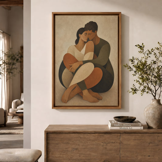 Painting in a Lifestyle Setting
