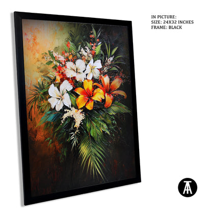 Sample Artwork in Black Frame