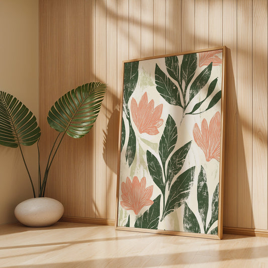 Floral Painting in a Lifestyle Setting