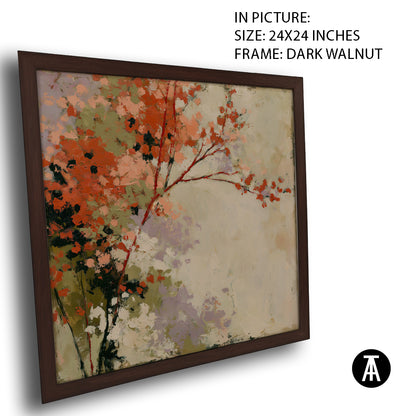 Artwork in Dark Walnut Frame