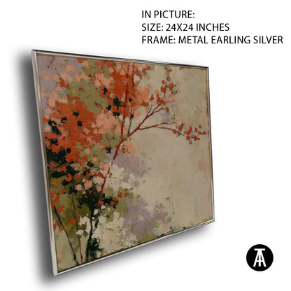 Artwork in Metal Earling Silver Frame