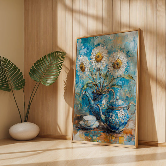 Floral Painting in a Lifestyle Setting