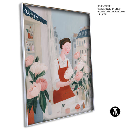 Artwork in Metal Earling Silver Frame