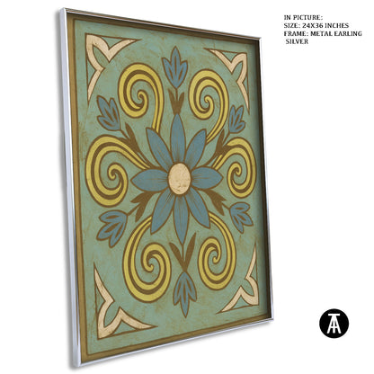 Artwork in Metal Earling Silver Frame