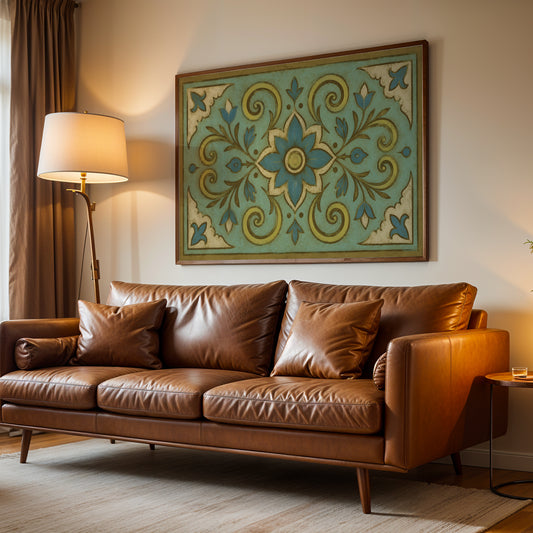 Heritage Indian Painting in a Lifestyle Setting