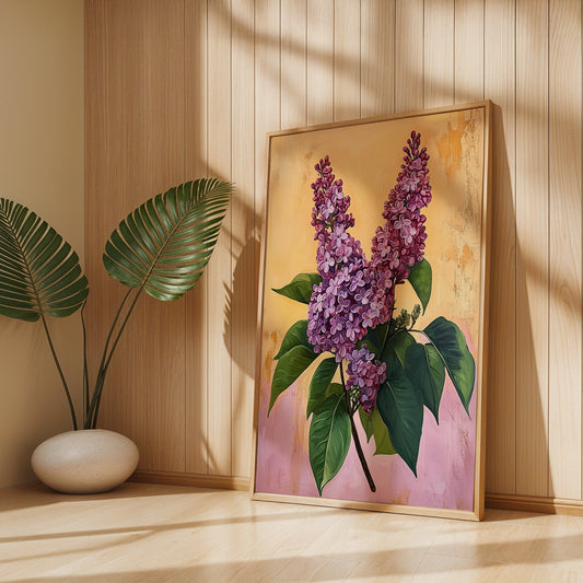 Floral Painting in a Lifestyle Setting