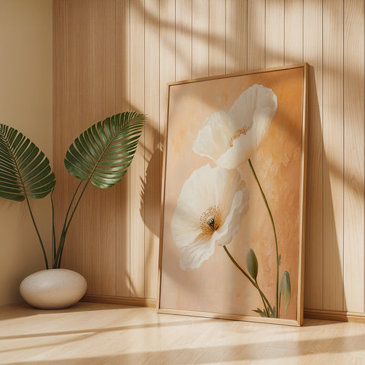 Floral Painting in a Lifestyle Setting