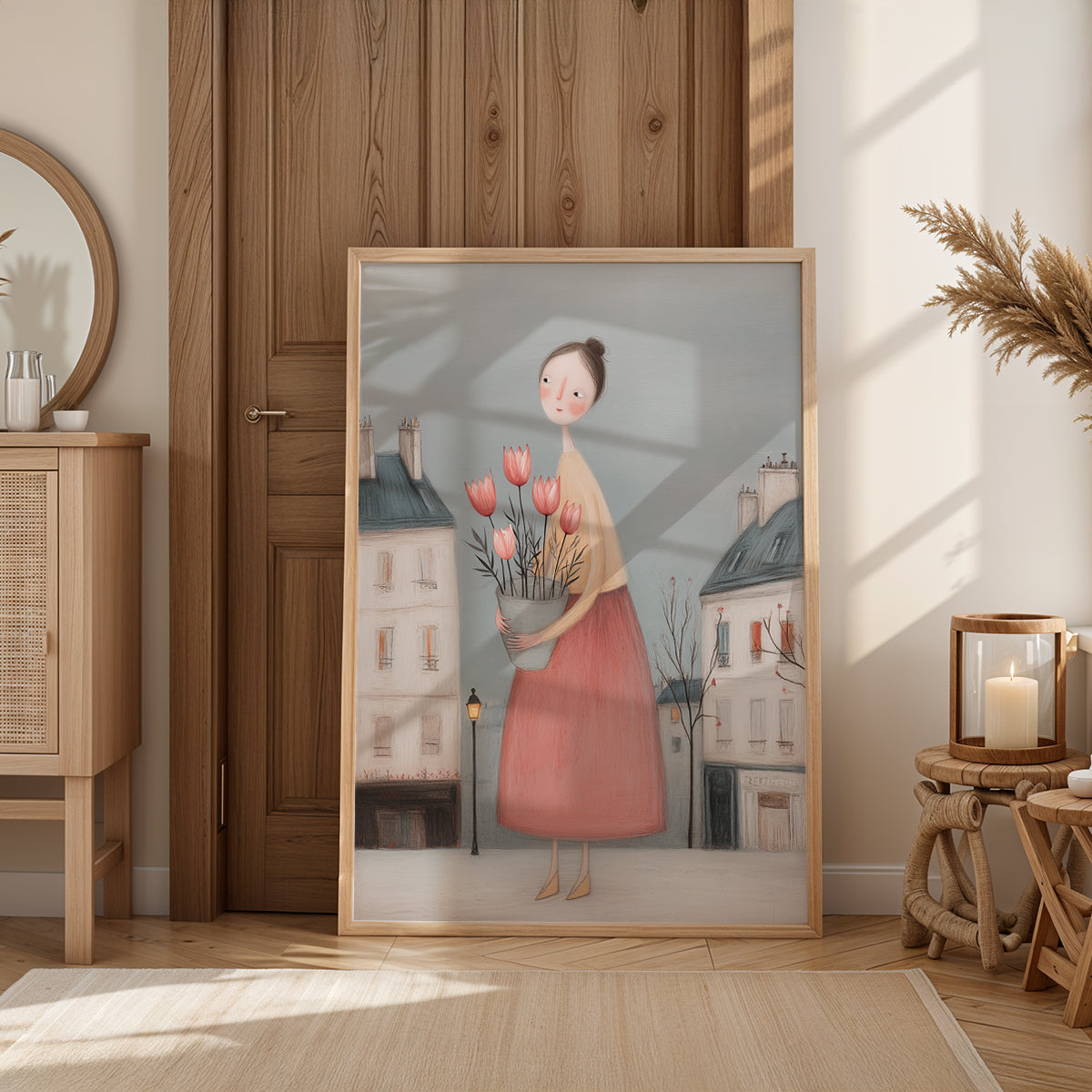 Painting in a Lifestyle Setting