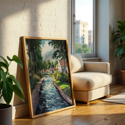 Indian Artwork in a Lifestyle Setting