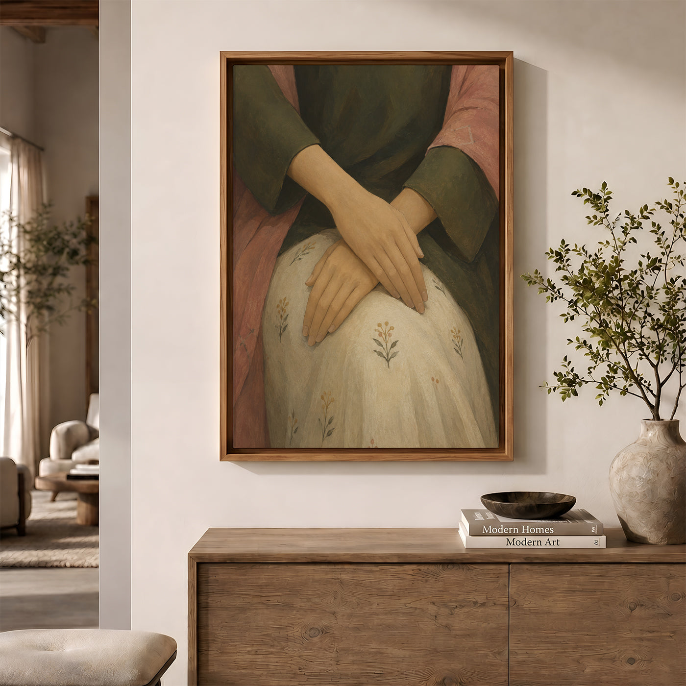 Painting in a Lifestyle Setting