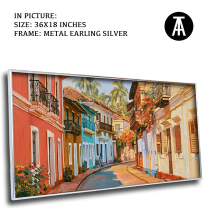 Artwork in Metal Earling Silver Frame