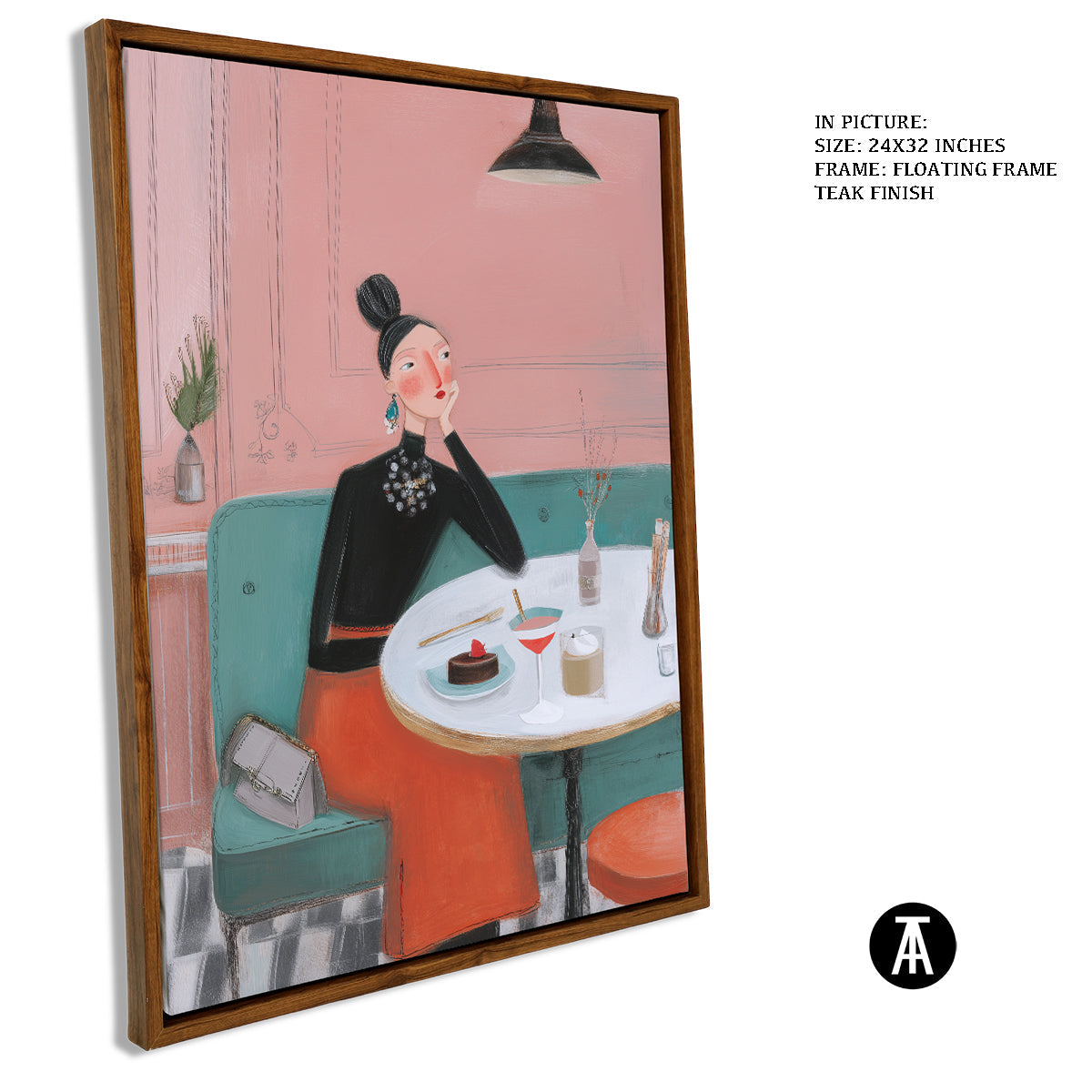 Artwork in Floating Frame