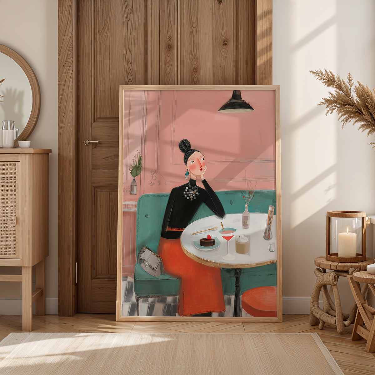 Painting in a Lifestyle Setting