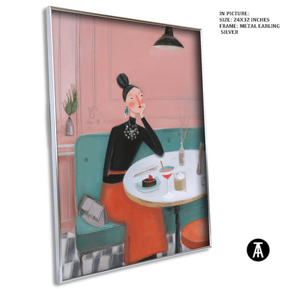 Artwork in Metal Earling Silver Frame