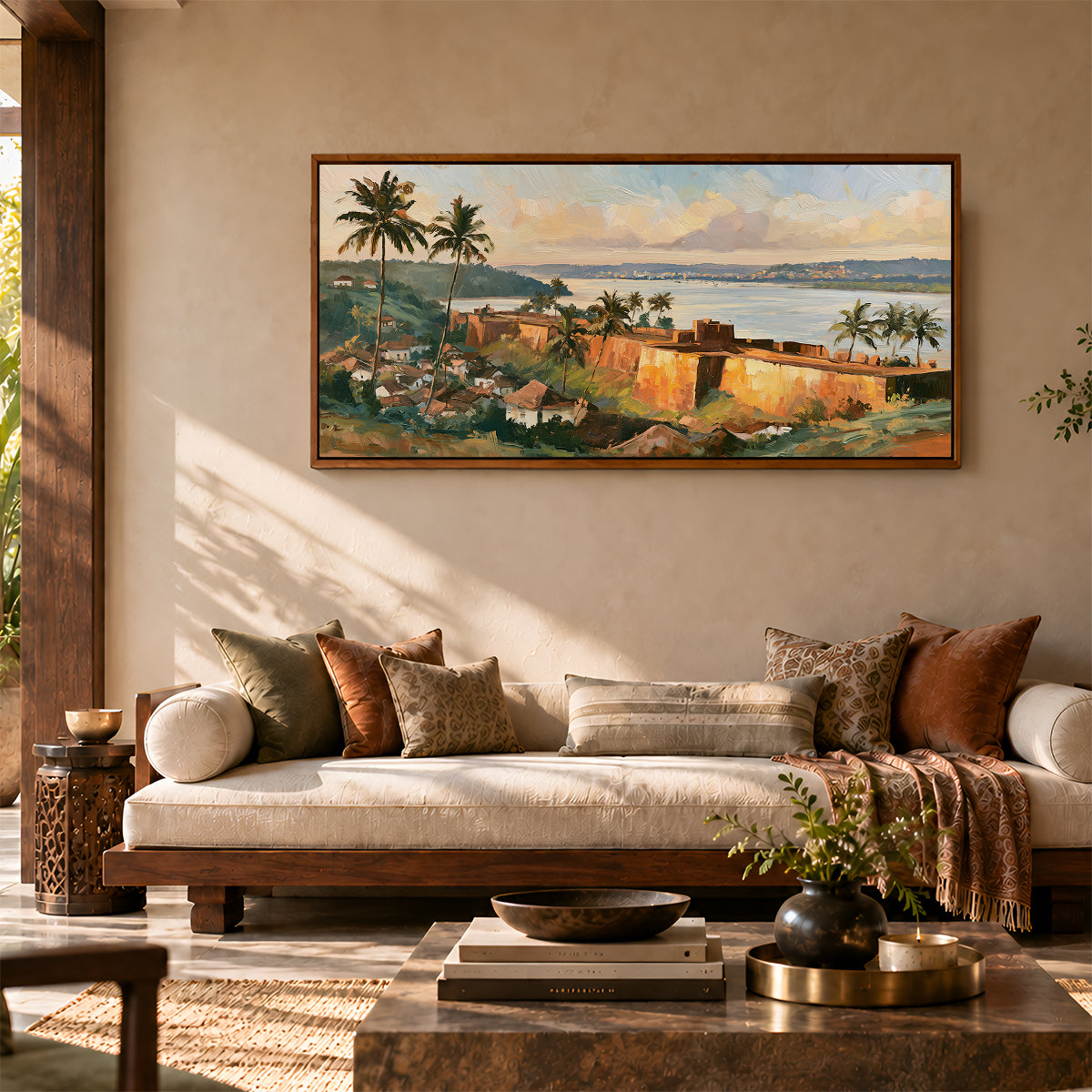 Indian Artwork in a Lifestyle Setting