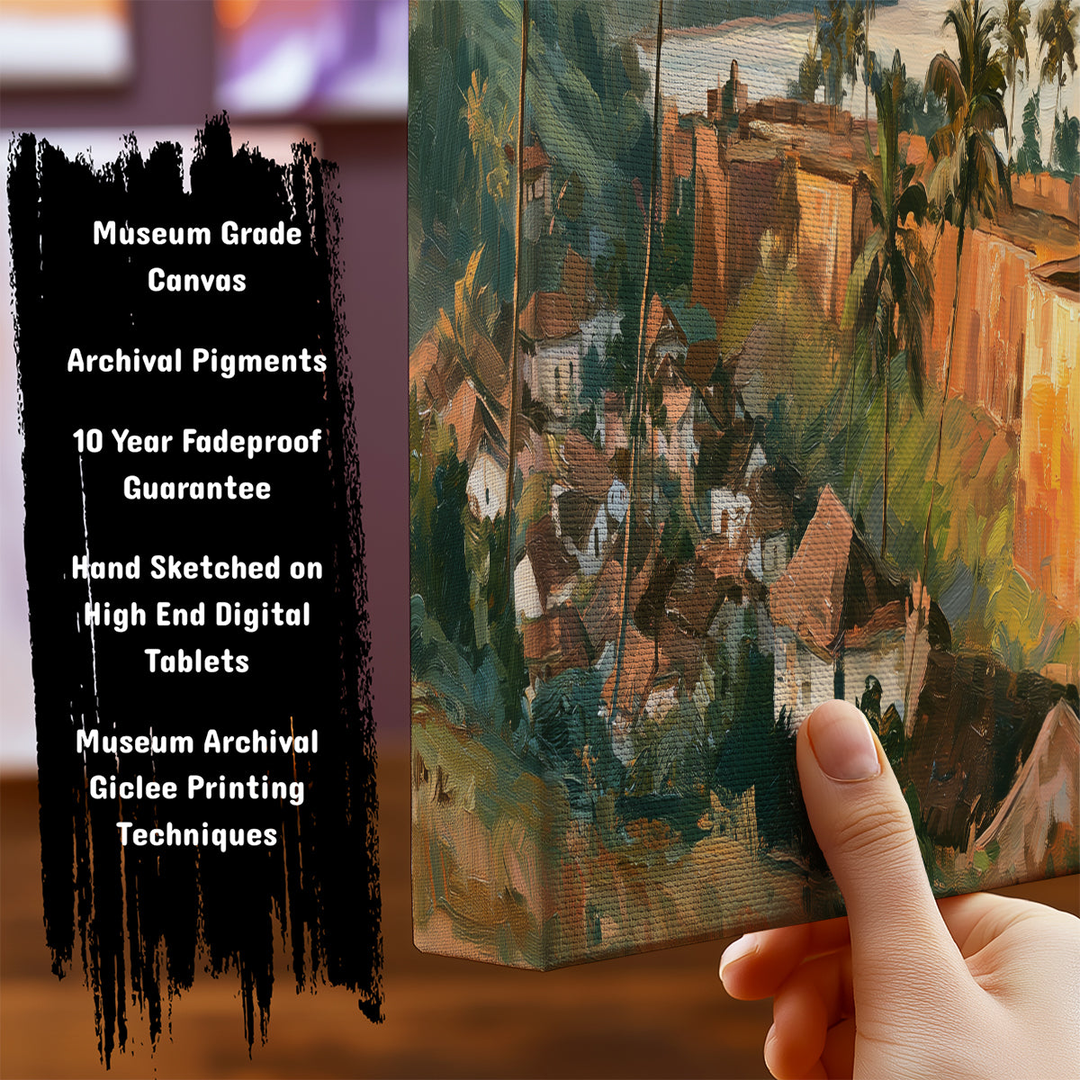 Information about Indian Canvas Art Print