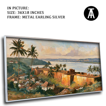 Artwork in Metal Earling Silver Frame