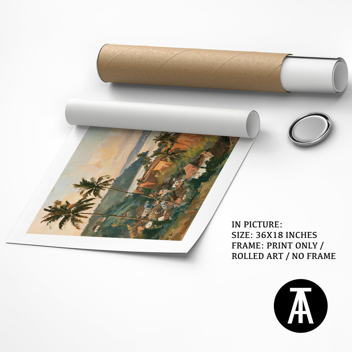 Artwork as Print Only or Rolled Art