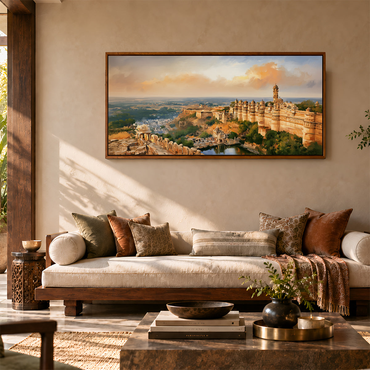 Indian Artwork in a Lifestyle Setting