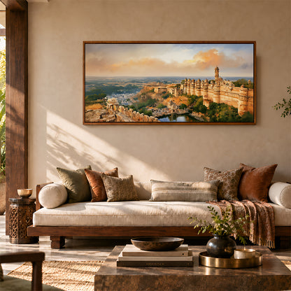 Indian Artwork in a Lifestyle Setting