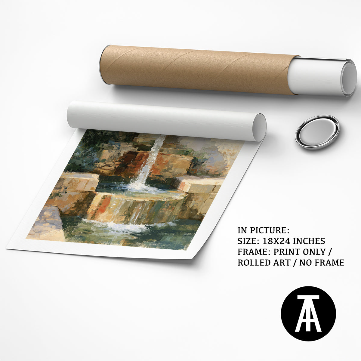 Artwork as Print Only / Rolled Art