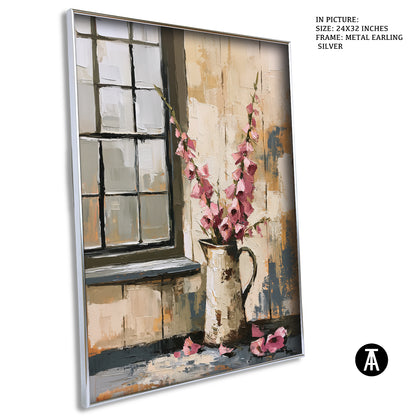 Artwork in Metal Earling Silver Frame