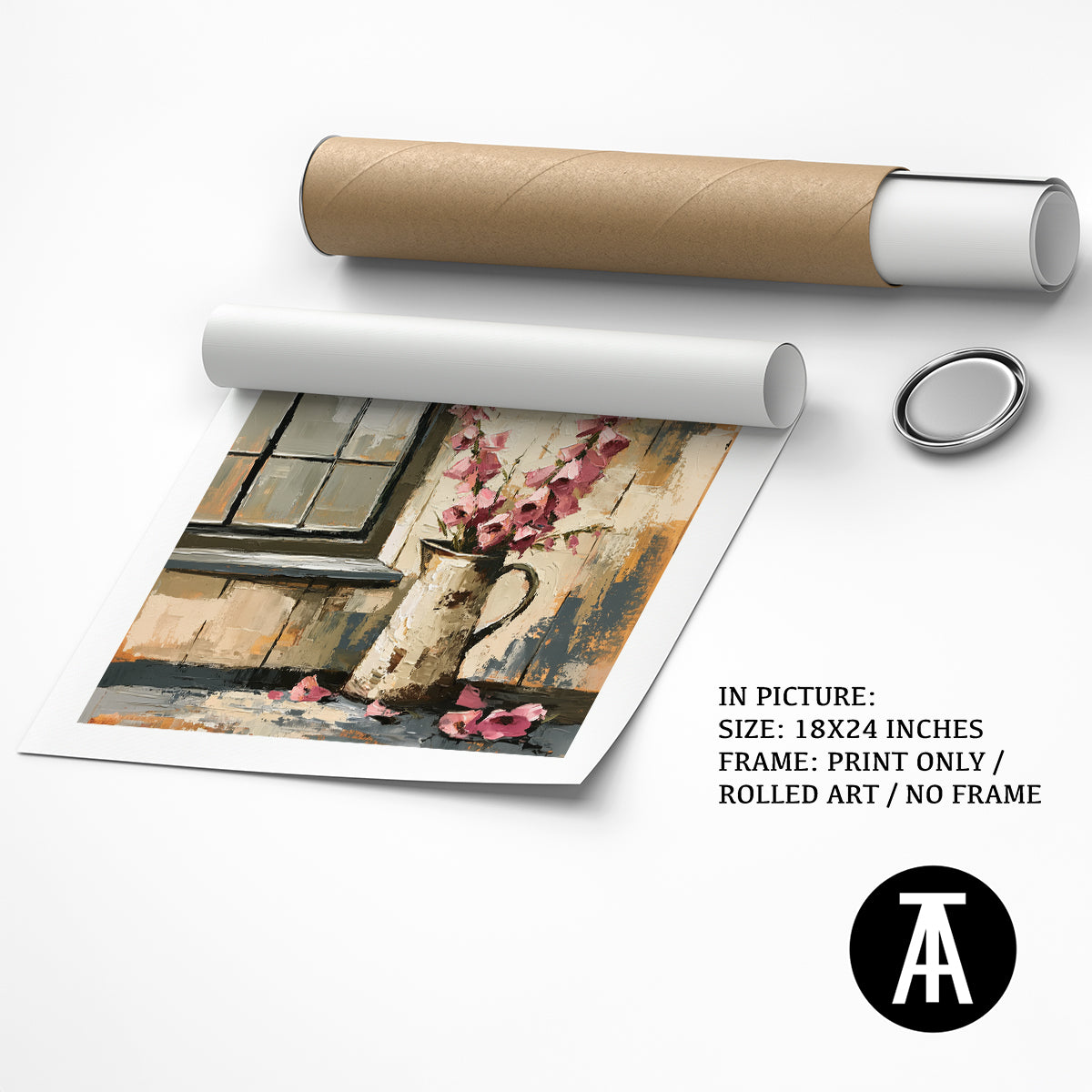 Artwork as Print Only or Rolled Art