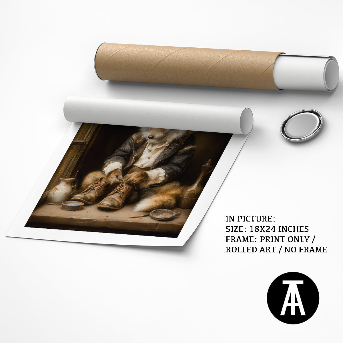 Artwork as Print Only or Rolled Art
