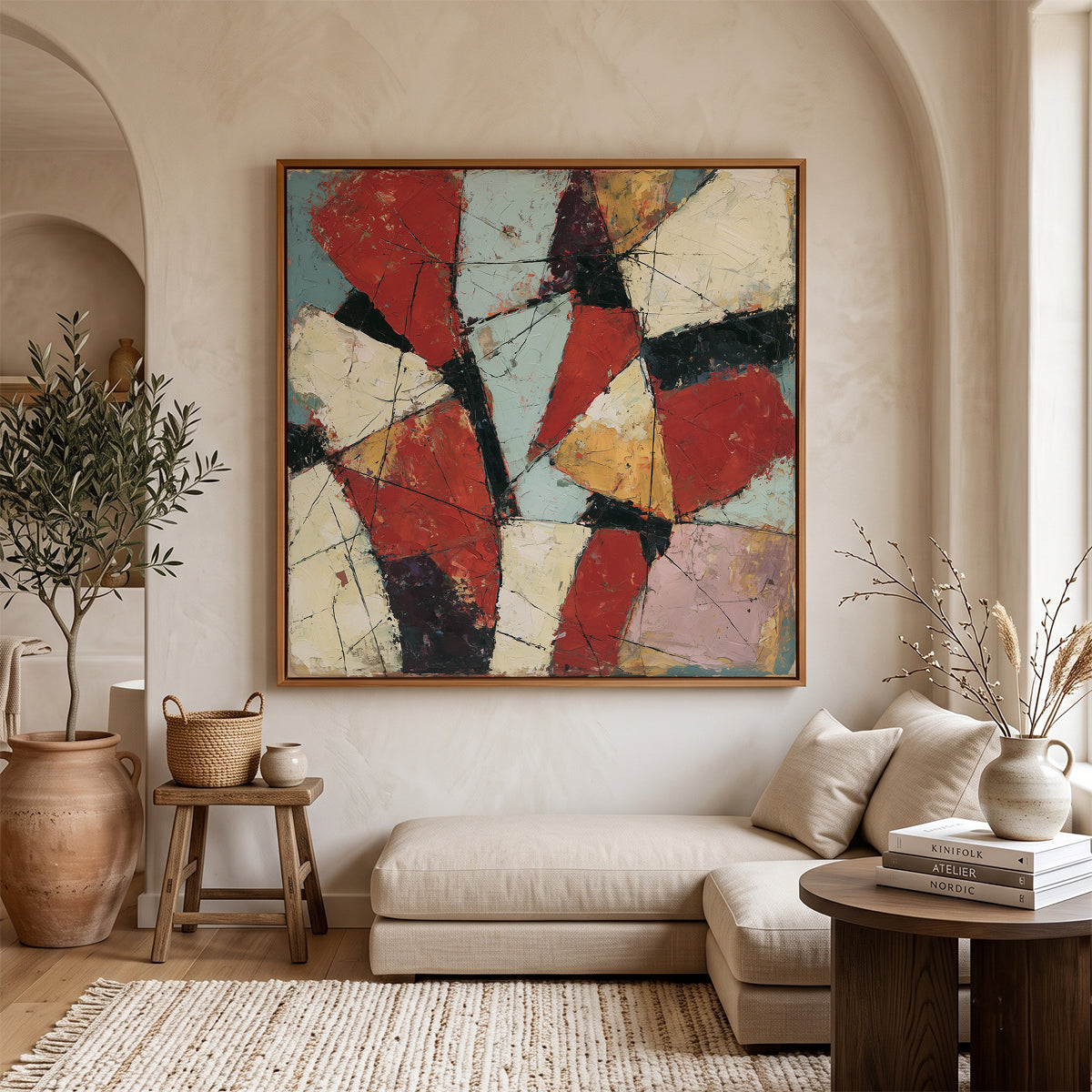 Abstract Art in a Lifestyle Setting