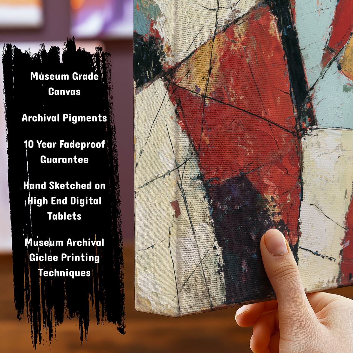 Information about Abstract Art Print