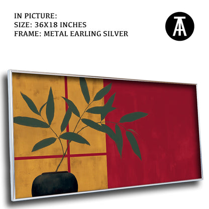 Artwork in Metal Earling Silver Frame