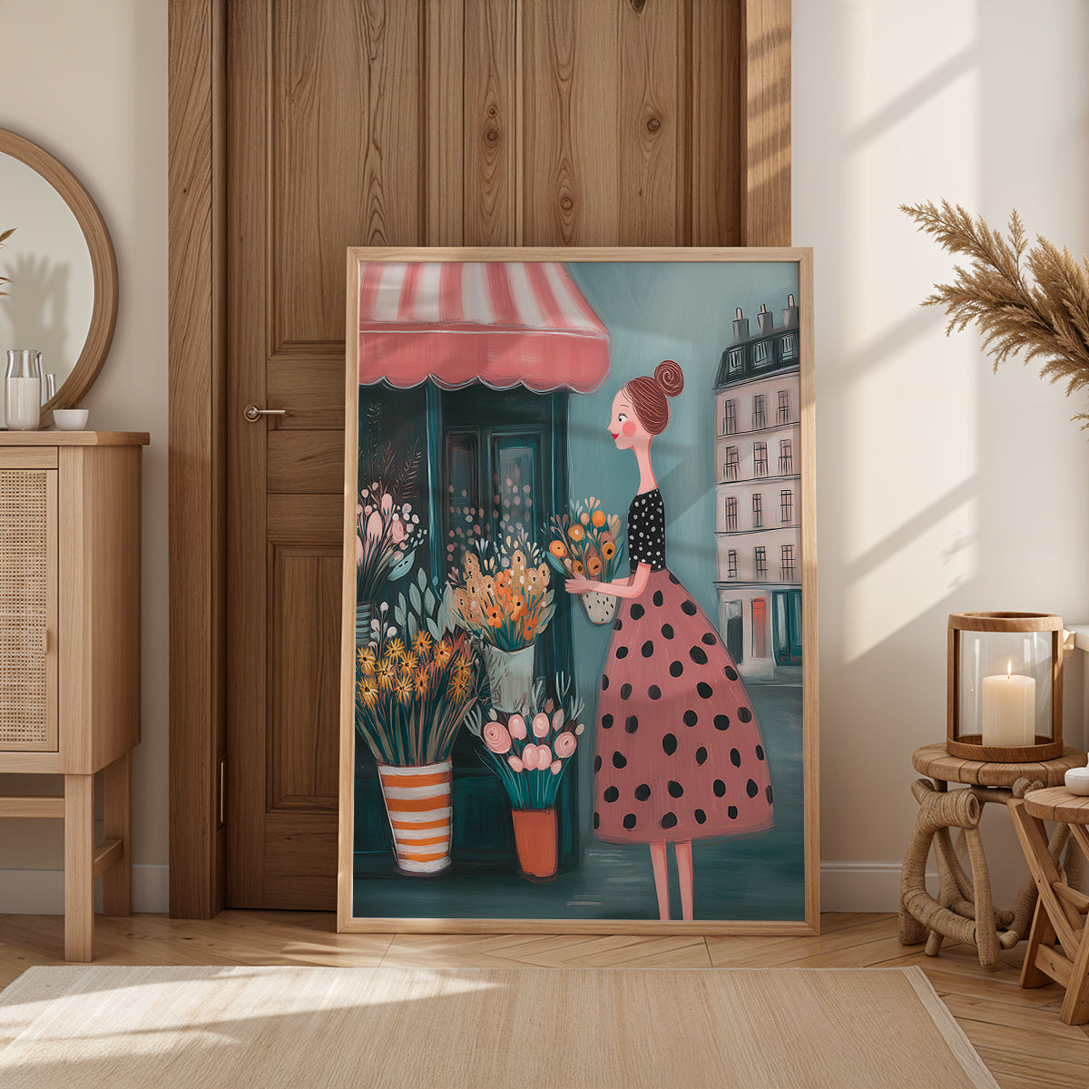 Painting in a Lifestyle Setting