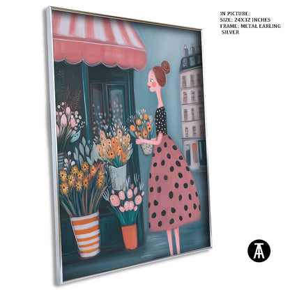 Artwork in Metal Earling Silver Frame